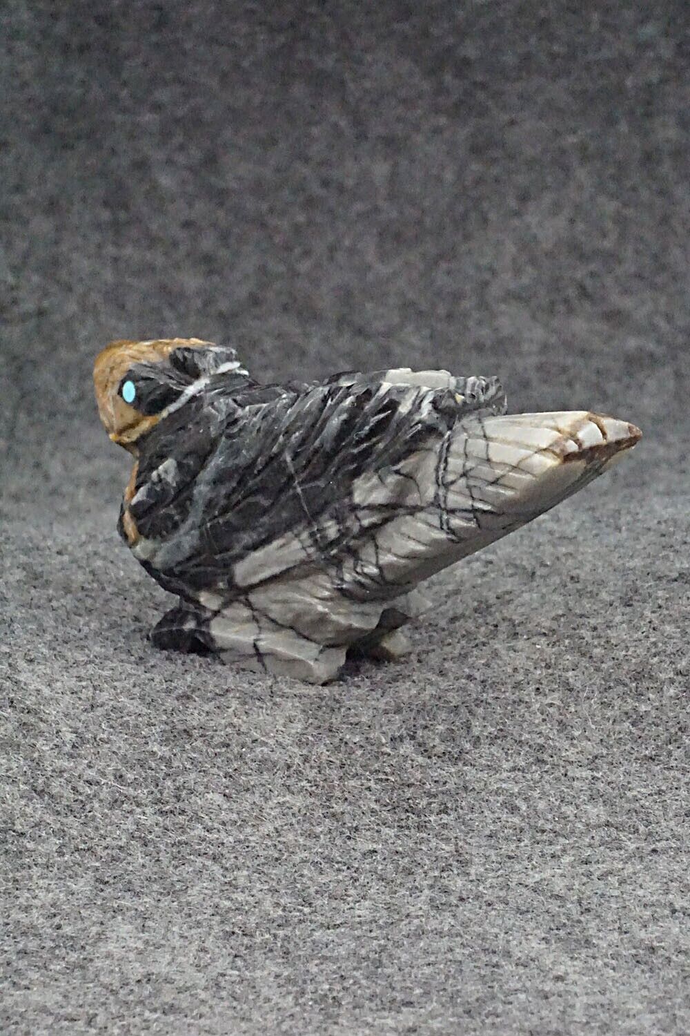 Roadrunner Zuni Fetish Carving - Tony Mackel