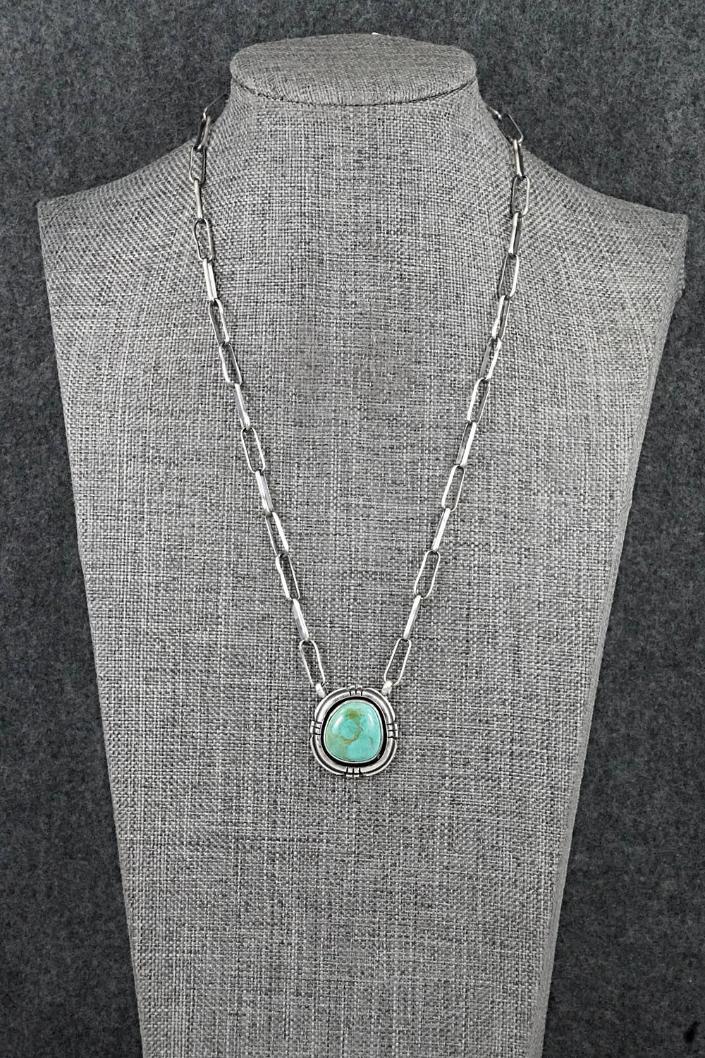 Turquoise & Sterling Silver Necklace - Daniel Benally