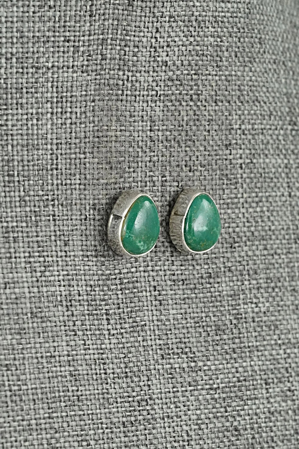 Turquoise & Sterling Silver Earrings - Rosemary Saunders