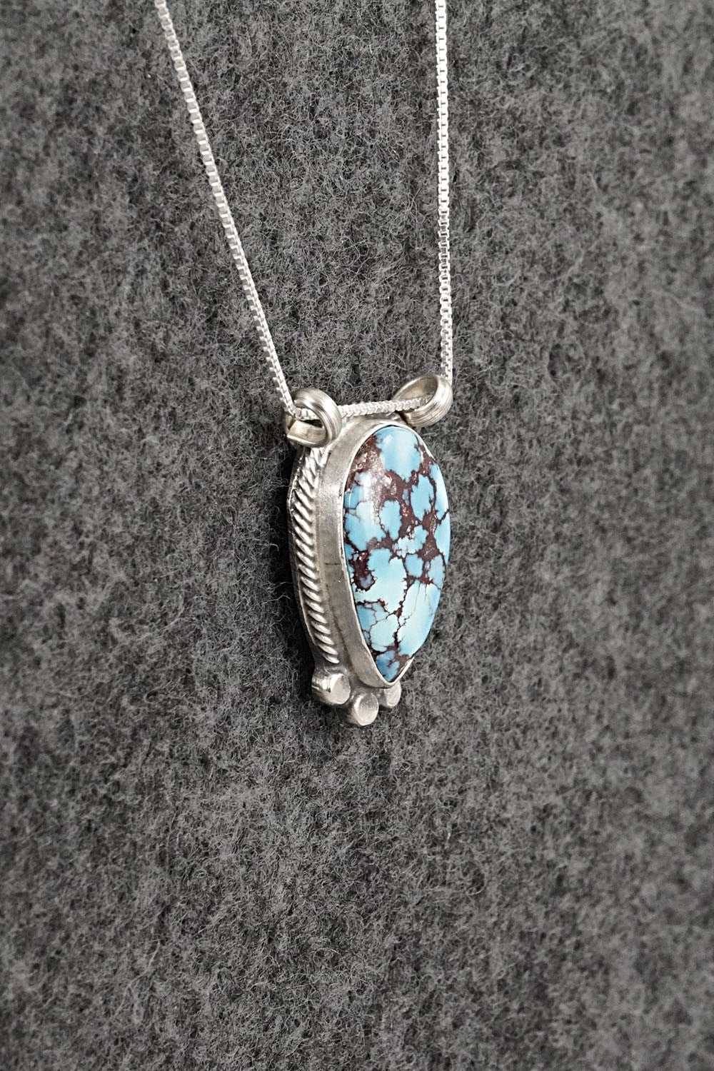 Turquoise & Sterling Silver Necklace - Sharon McCarthy