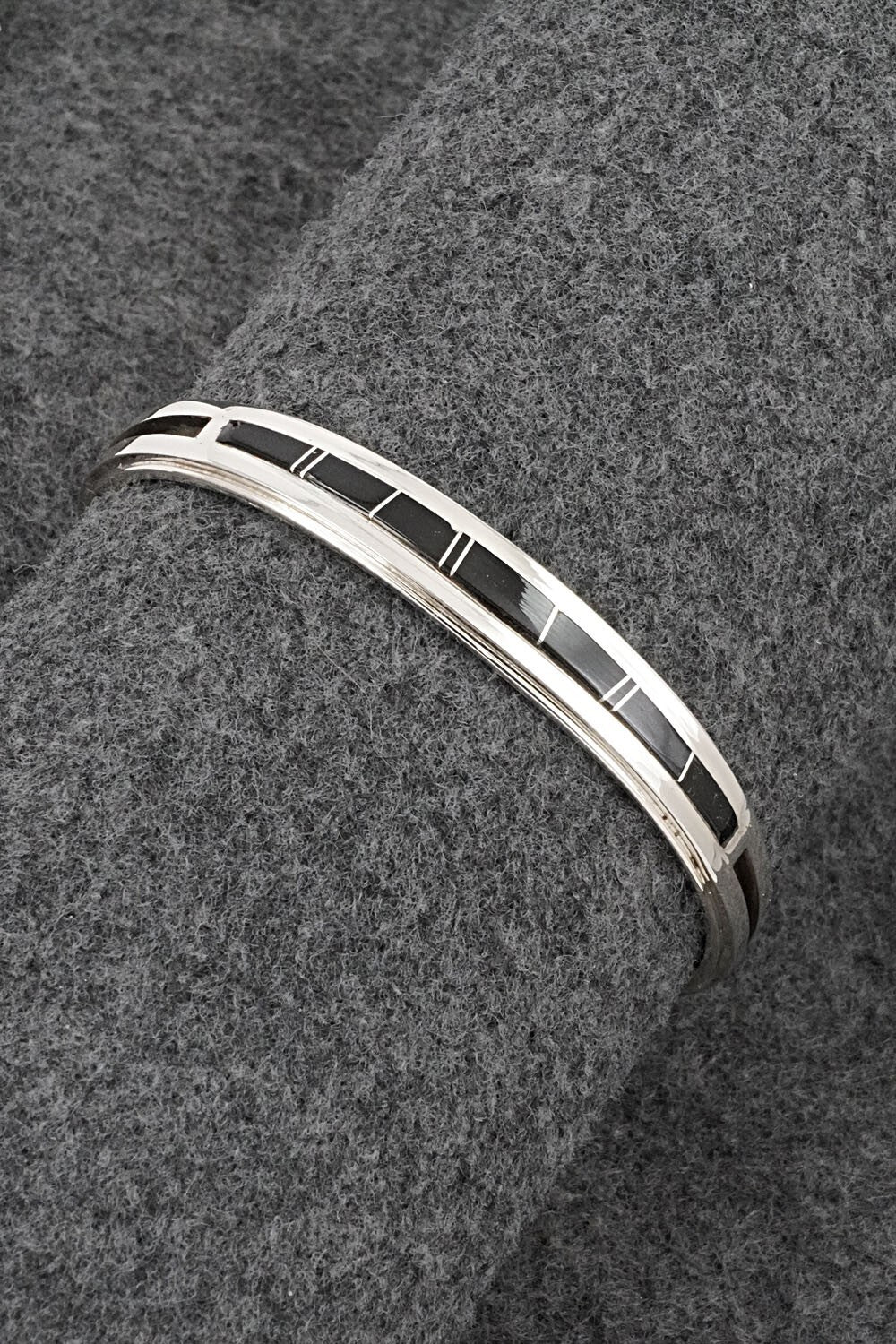 Onyx & Sterling Silver Bracelet - Wilbert Muskett Jr.