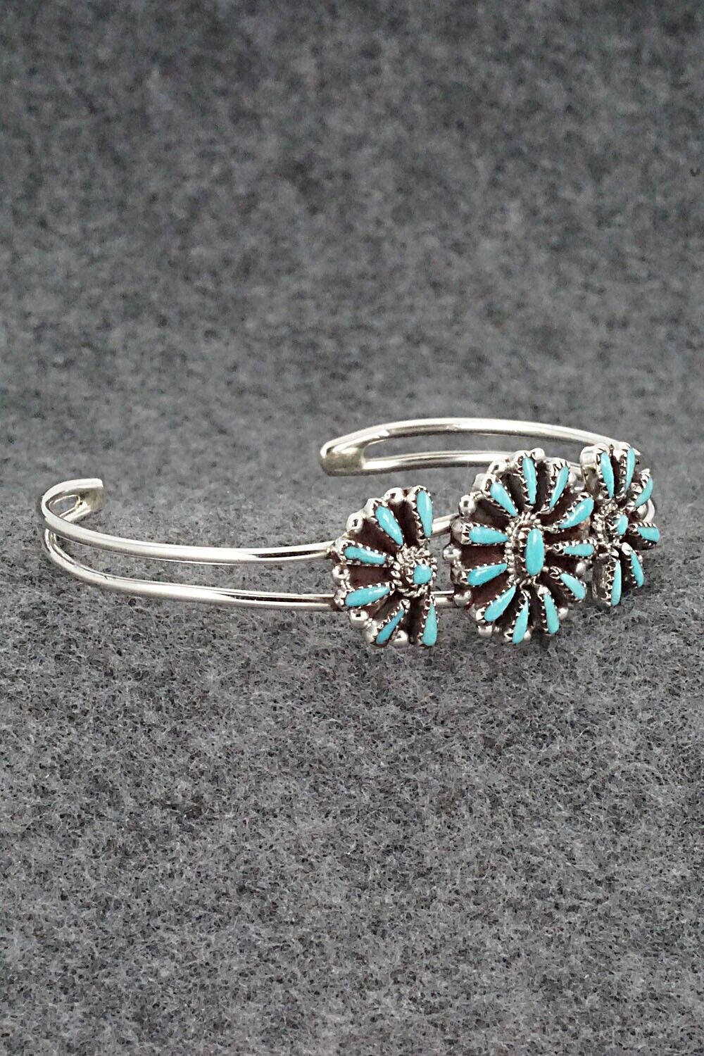 Turquoise & Sterling Silver Bracelet - Judy Wallace