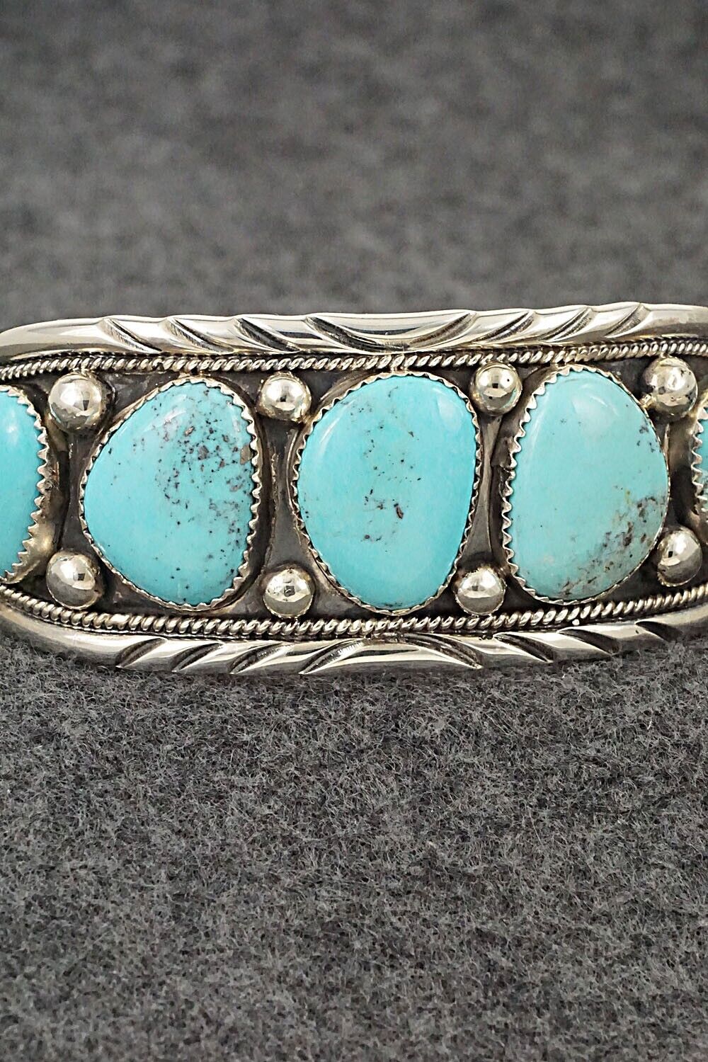 Turquoise & Sterling Silver Bracelet - Davey Morgan