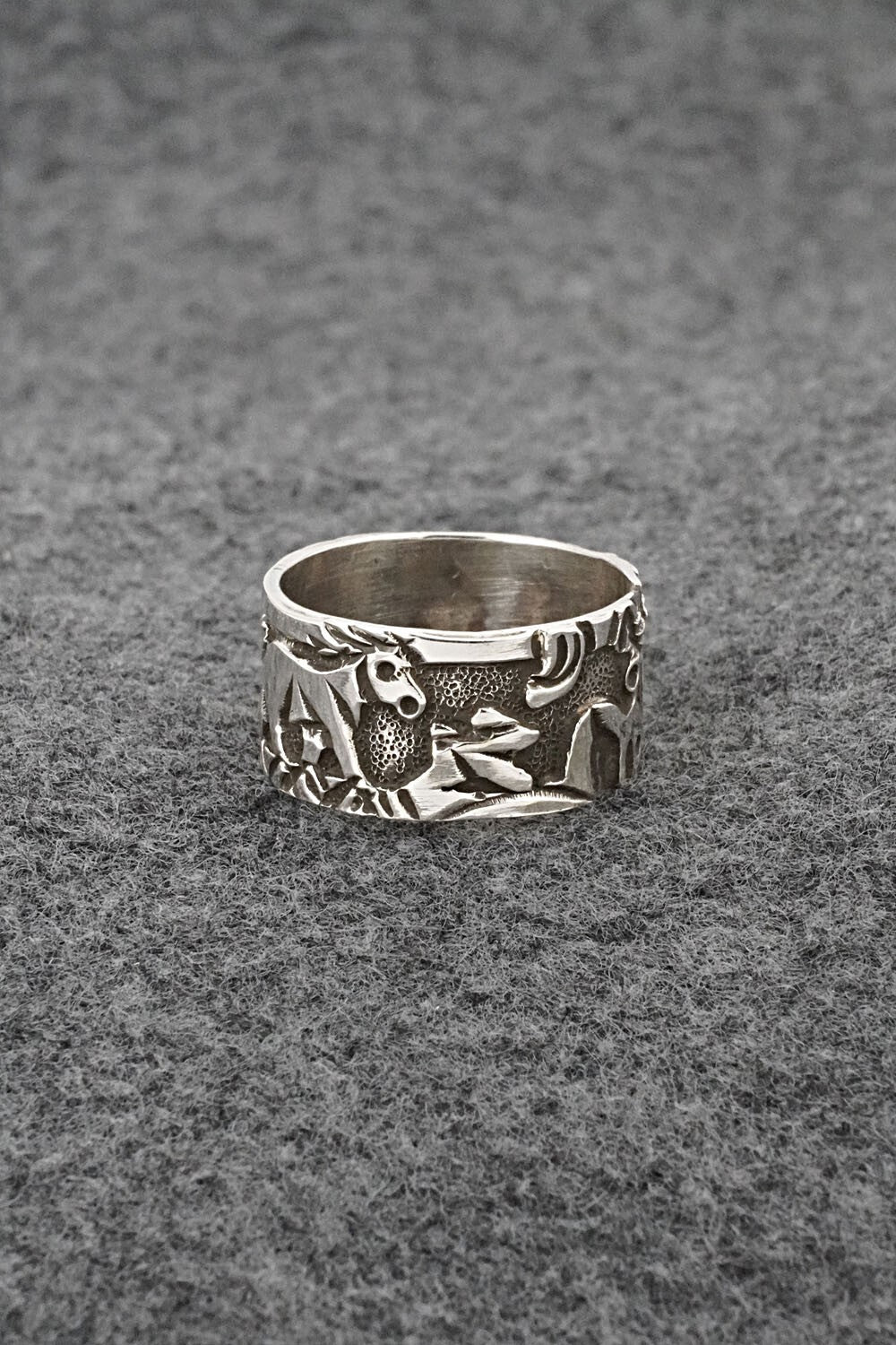 Sterling Silver Ring - Lloyd Becenti - Size 8