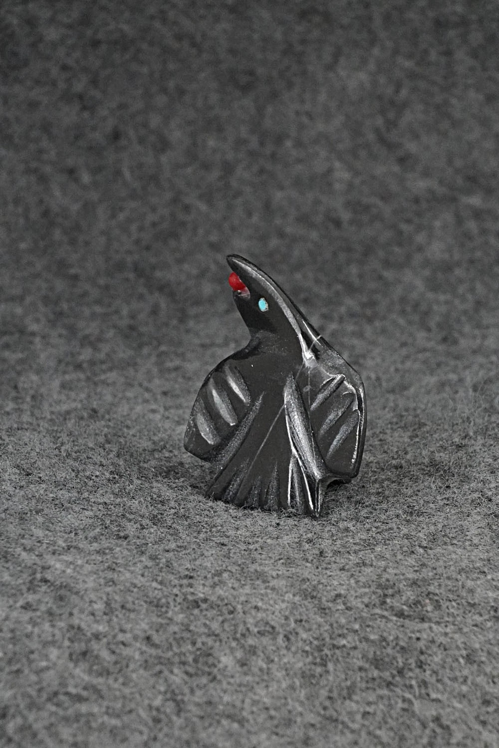 Crow Zuni Fetish Carving - Calvert Bowannie