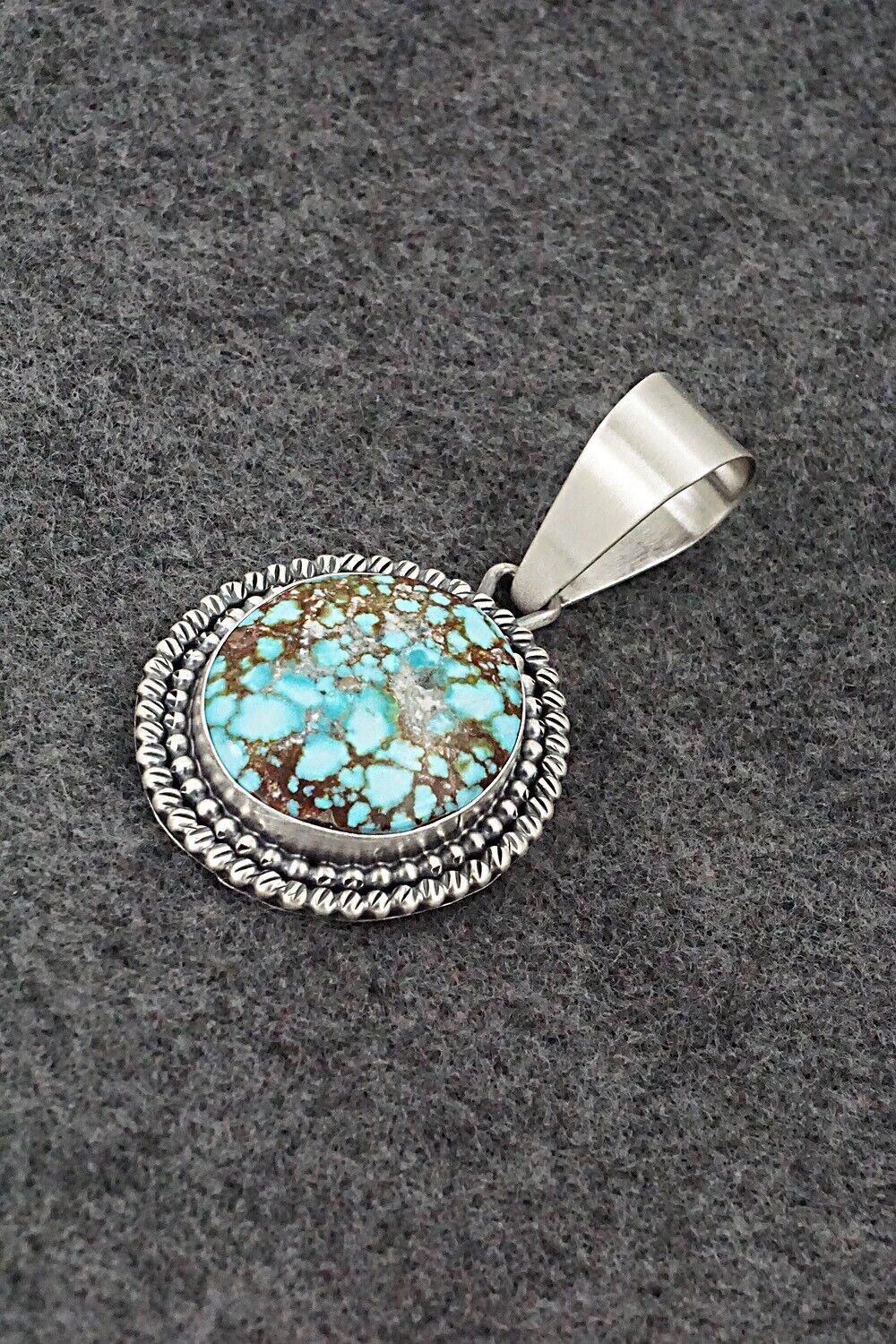 Turquoise & Sterling Silver Pendant - Daniel Benally