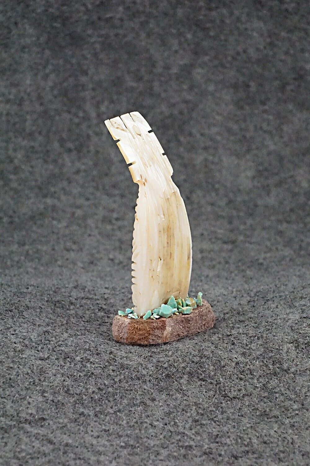 Corn Maiden Zuni Fetish Carving - Carl Etsate