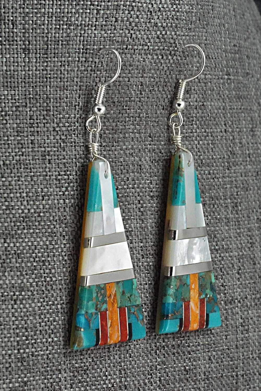 Multi-Stone & Sterling Silver Earrings - Daniel Coriz