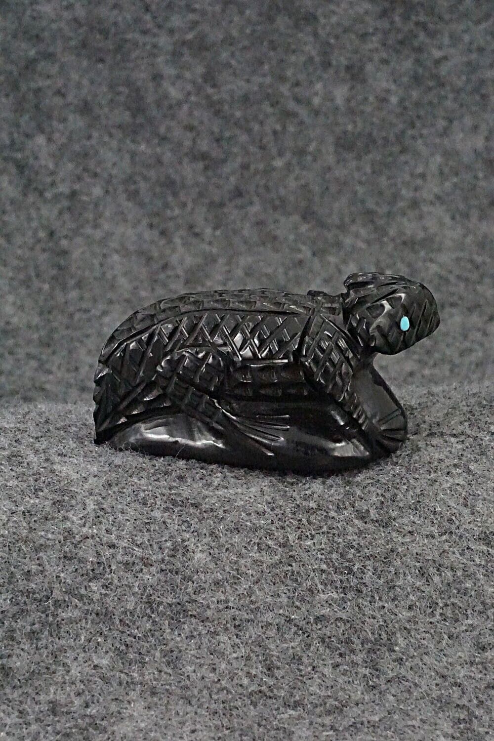 Horned Toad Zuni Fetish Carving - Jensen Charlie
