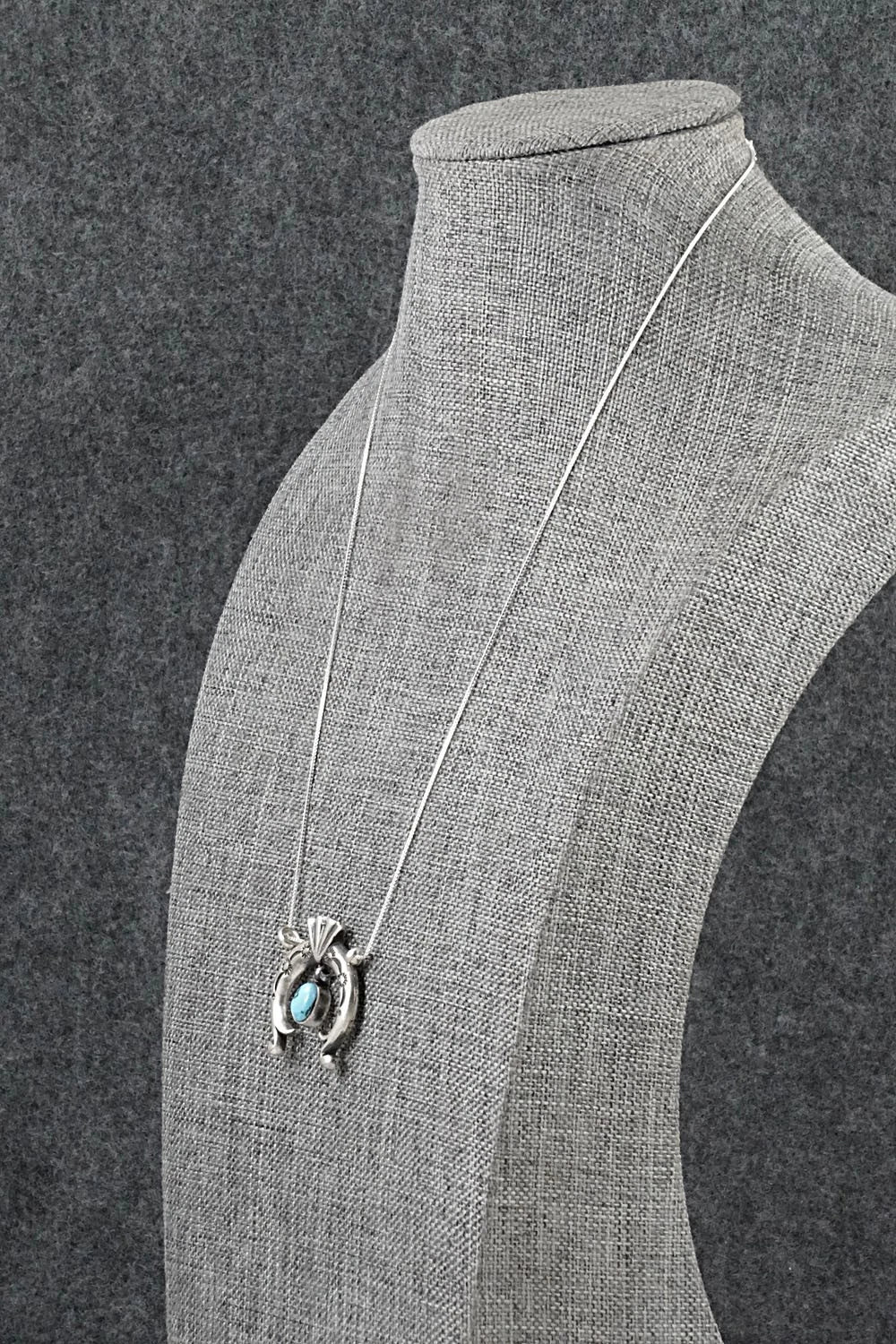 Turquoise & Sterling Silver Necklace - Gary Shorty