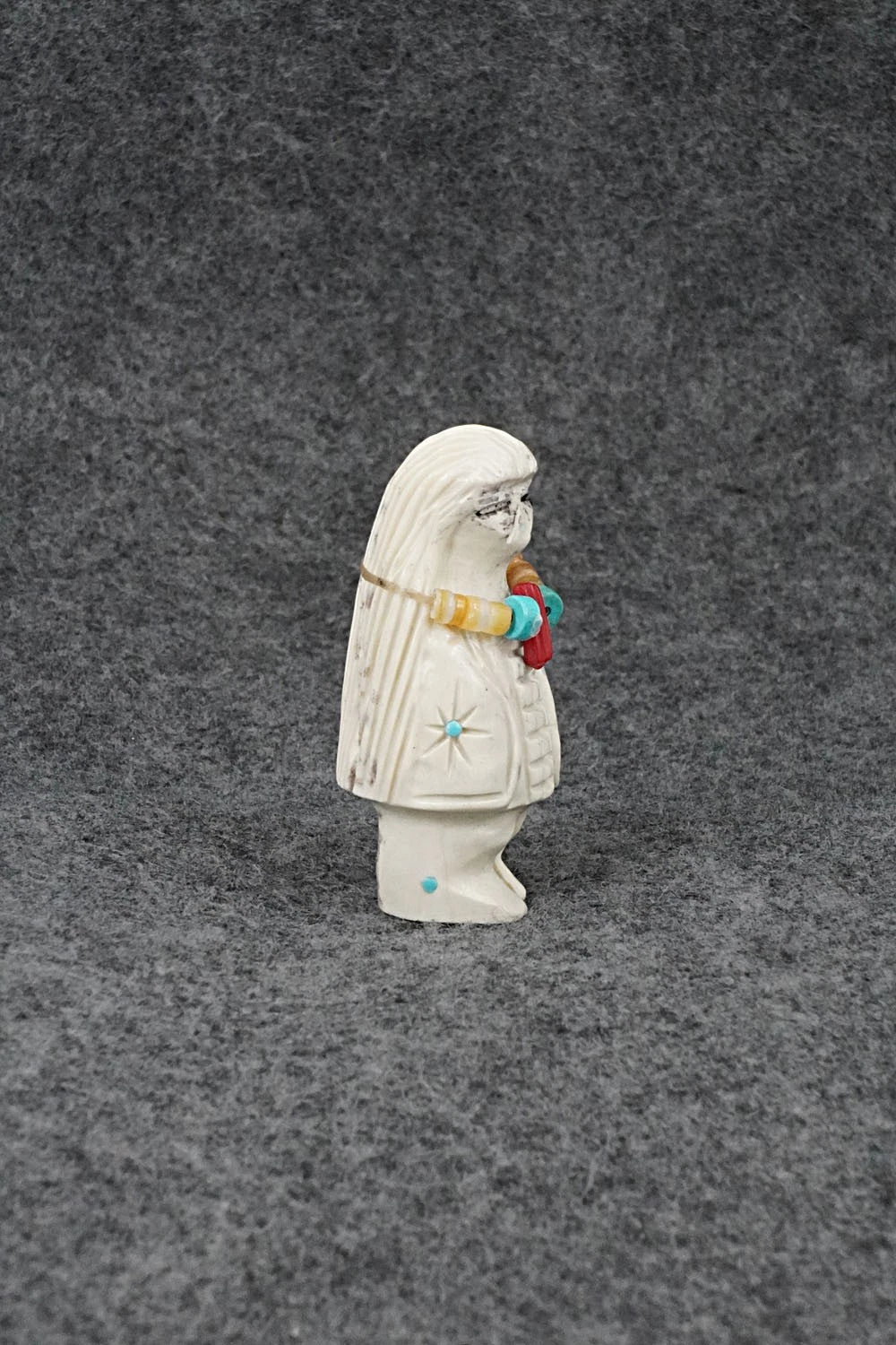 Corn Maiden Zuni Fetish Carving - Farlan & Paulette Quam