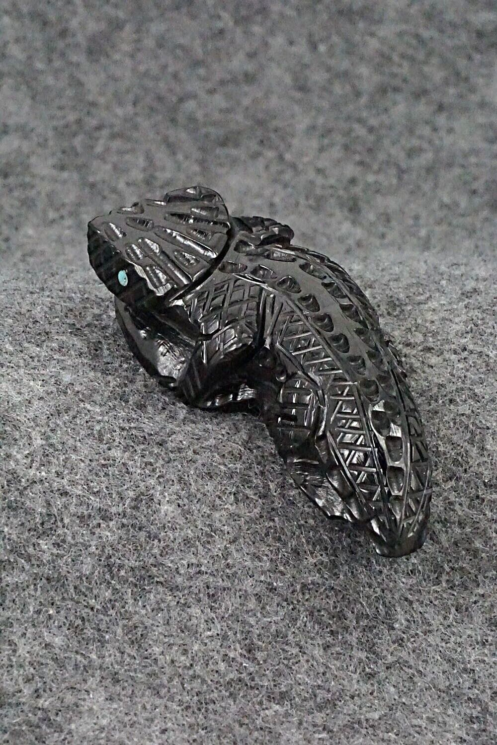 Horned Toad Zuni Fetish Carving - Jensen Charlie