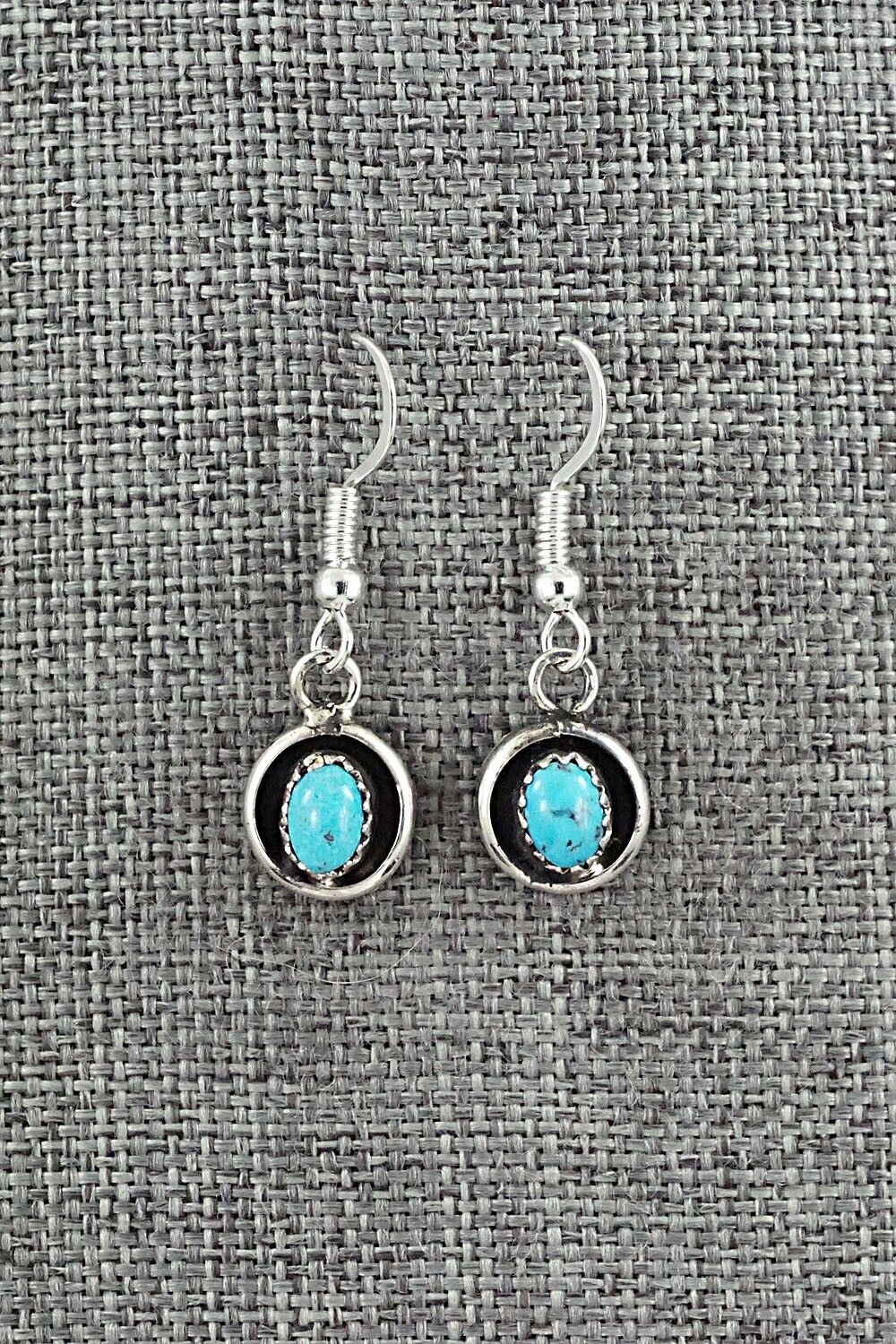 Turquoise & Sterling Silver Mini Squash Blossom Set - Phil Garcia
