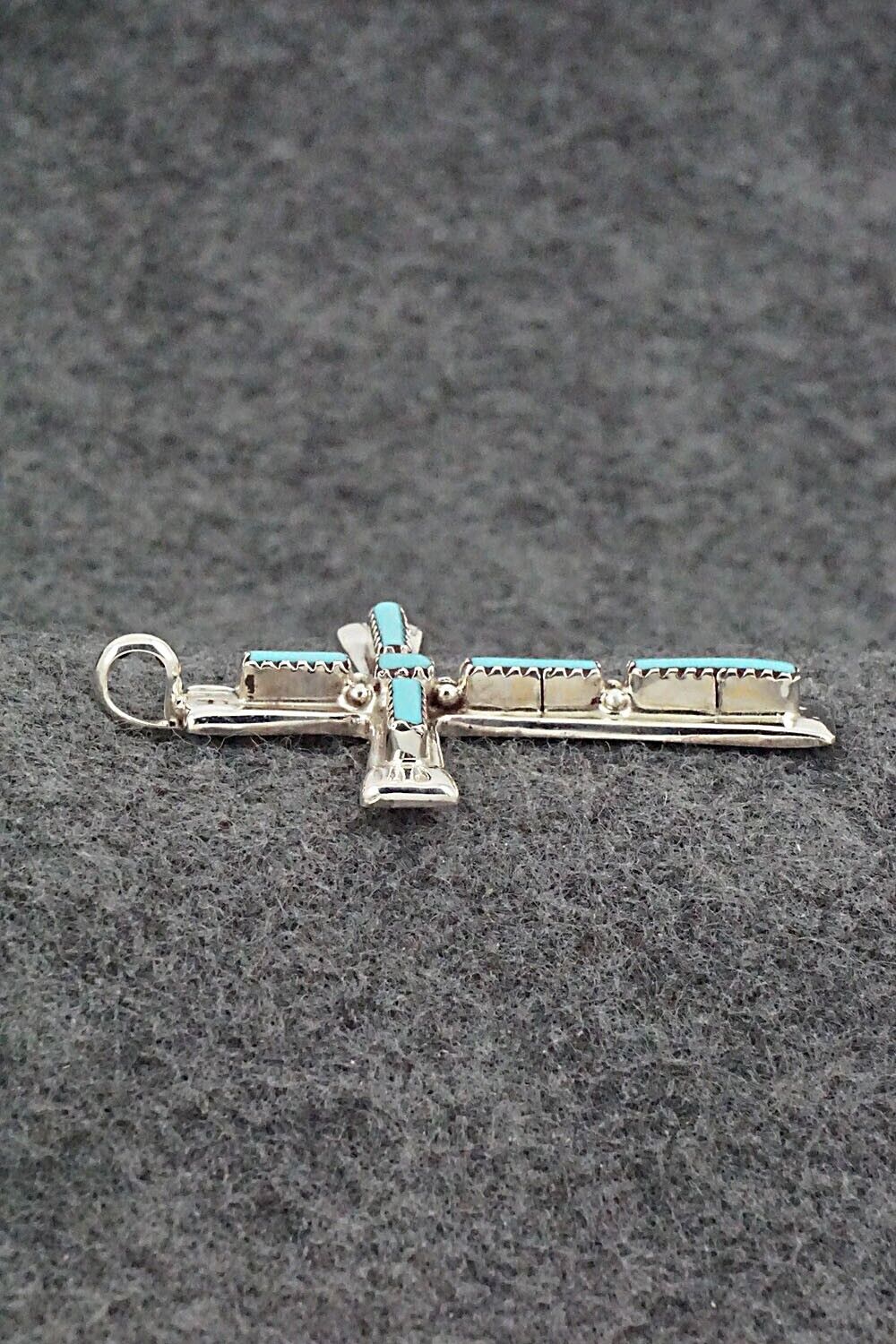Turquoise and Sterling Silver Pendant - Brian Kaskalla