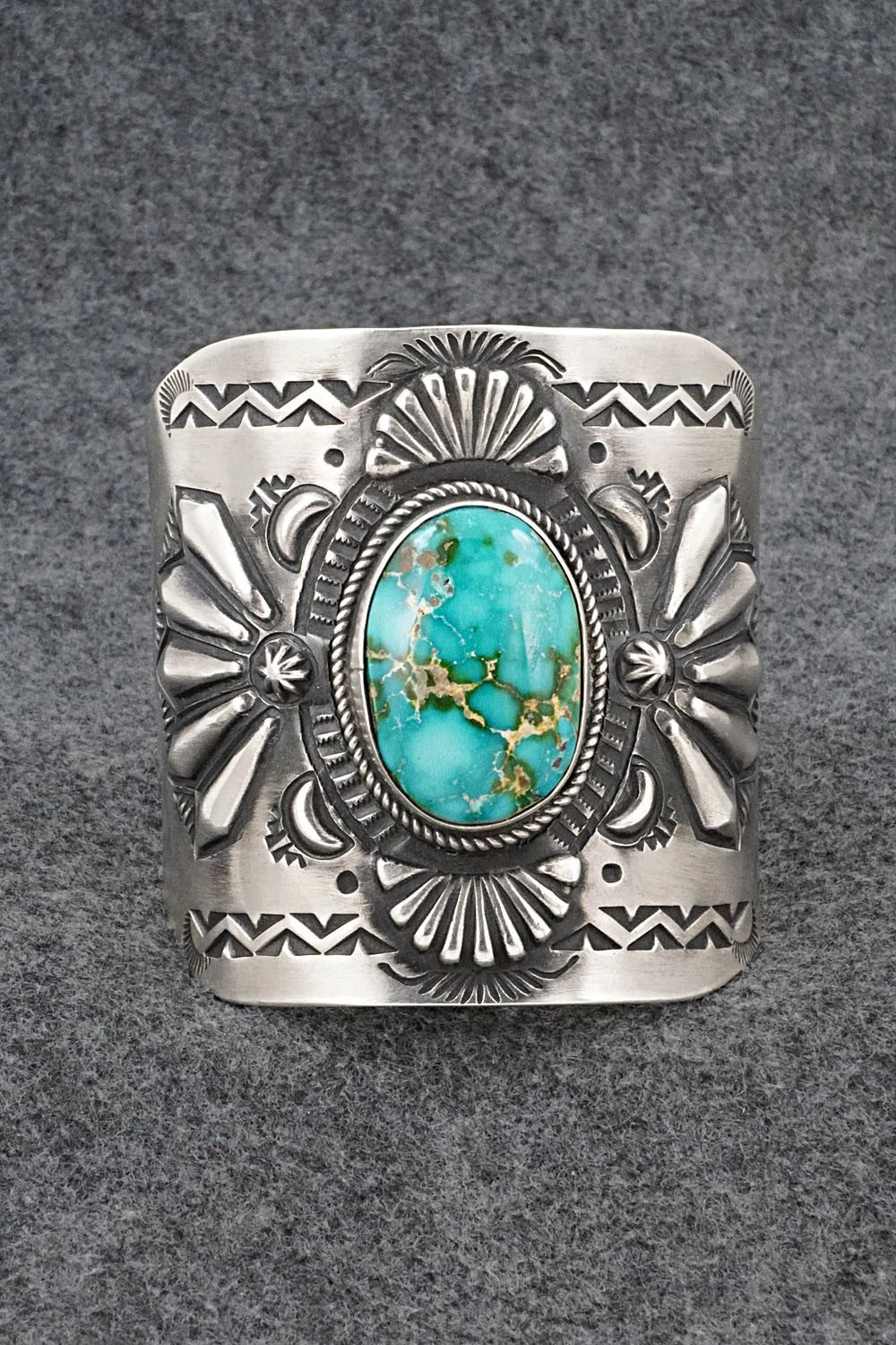 Turquoise & Sterling Silver Bracelet - Elvira Bill