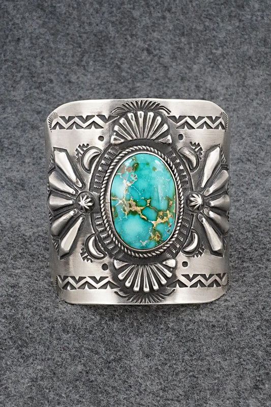 Turquoise & Sterling Silver Bracelet - Elvira Bill