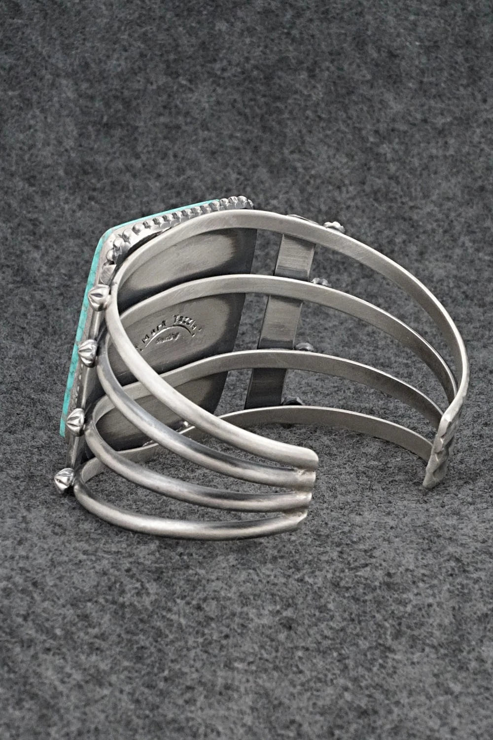 Turquoise & Sterling Silver Bracelet - Mark Yazzie