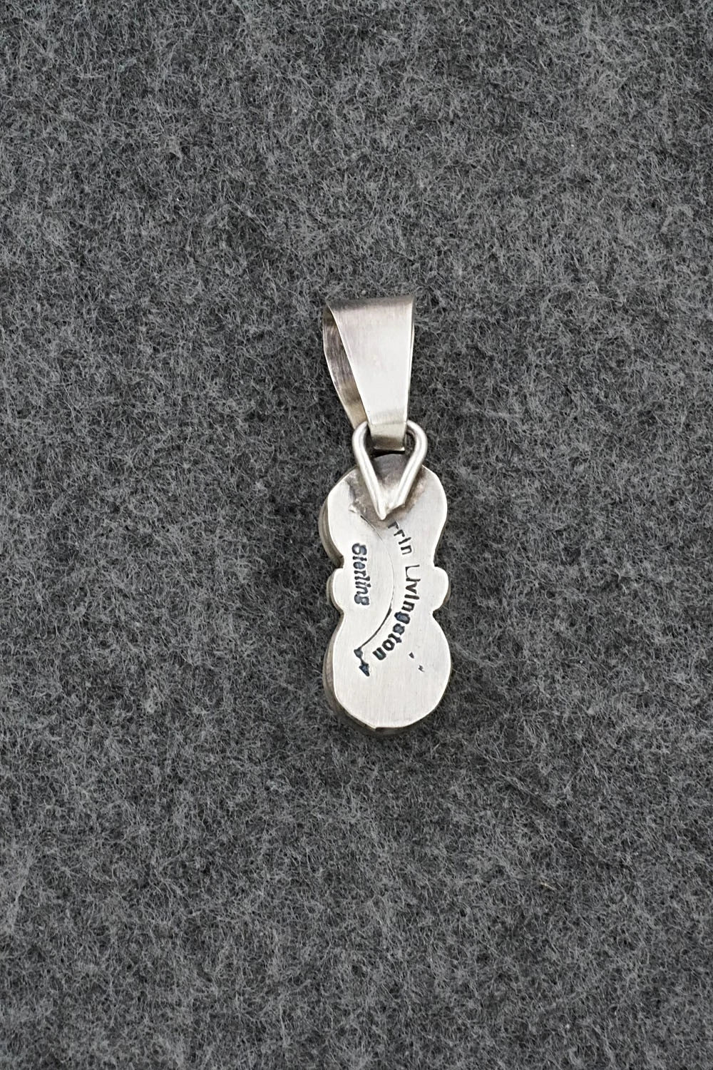 Turquoise & Sterling Silver Pendant - Darrin Livingston
