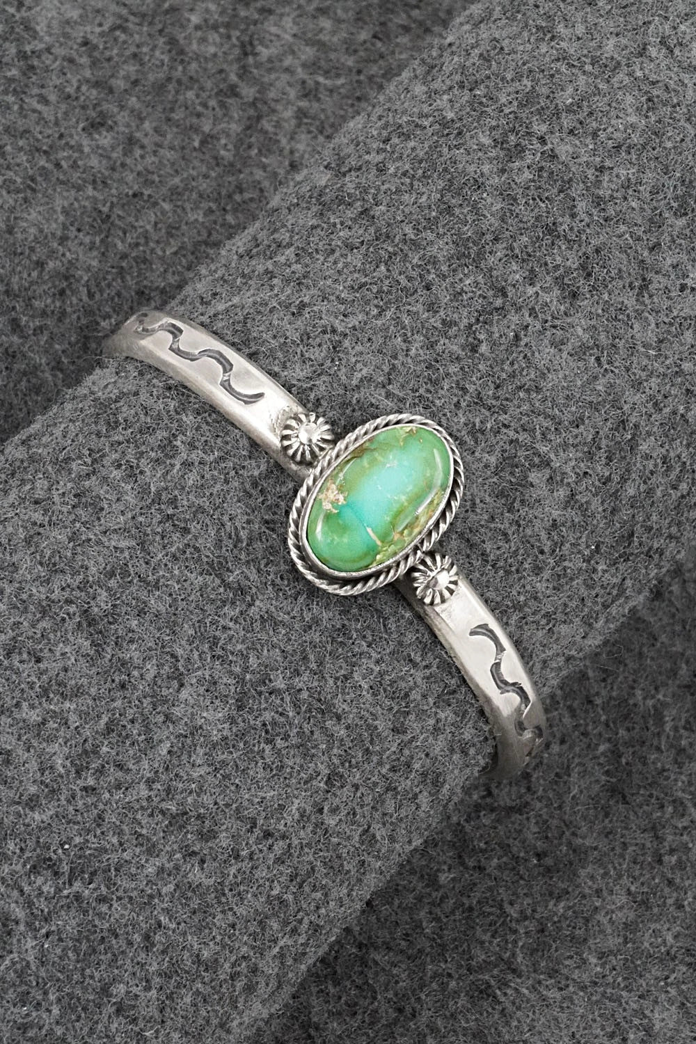 Turquoise & Sterling Silver Bracelet - Samuel Yellowhair