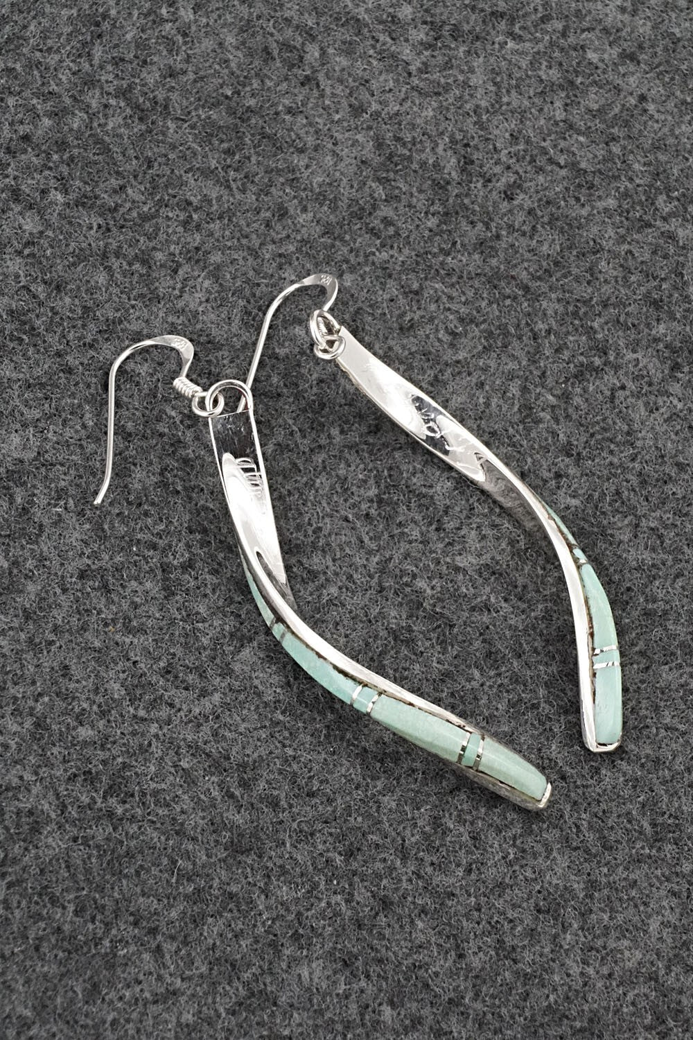 Turquoise & Sterling Silver Earrings - Terrance Panteah