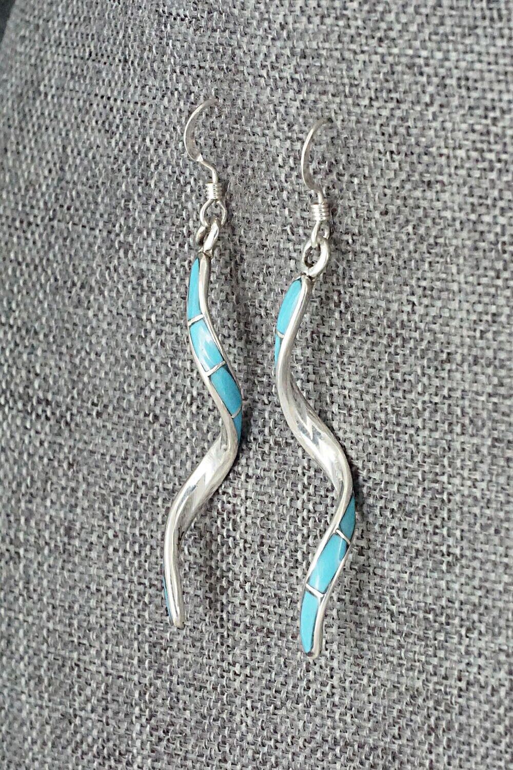 Turquoise & Sterling Silver Earrings - Ira Johnson