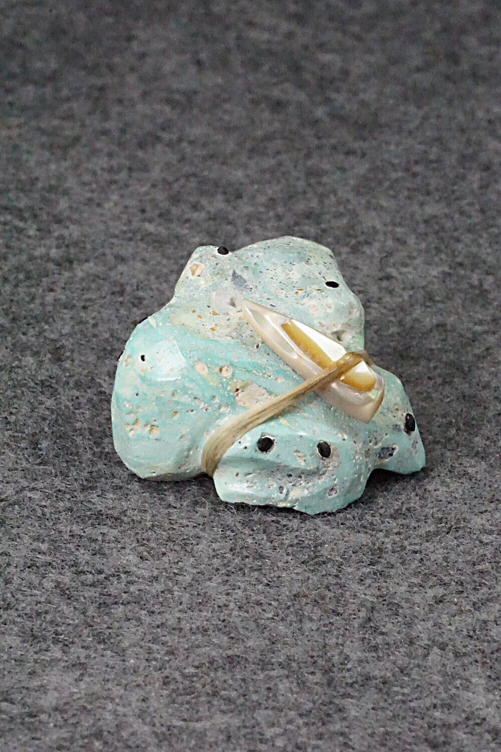 Frog Zuni Fetish Carving - Delvin Leekya