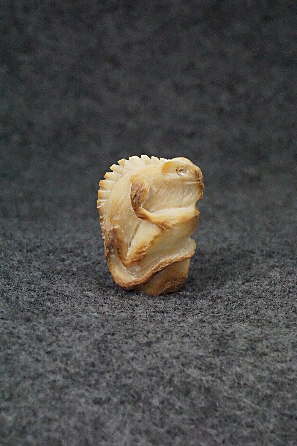 Mini Iguana Zuni Fetish Carving - Lewis Malie Jr.