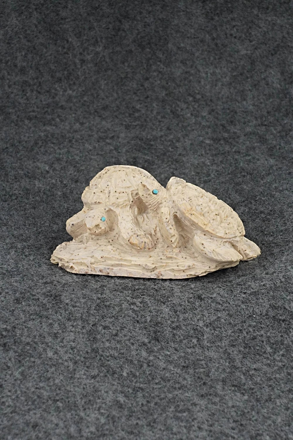 Turtle Zuni Fetish Carving - Adrian Cachini