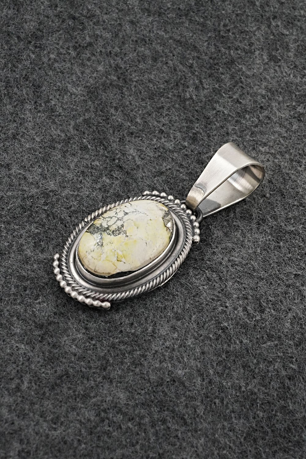 Variscite & Sterling Silver Pendant - Darrin Livingston