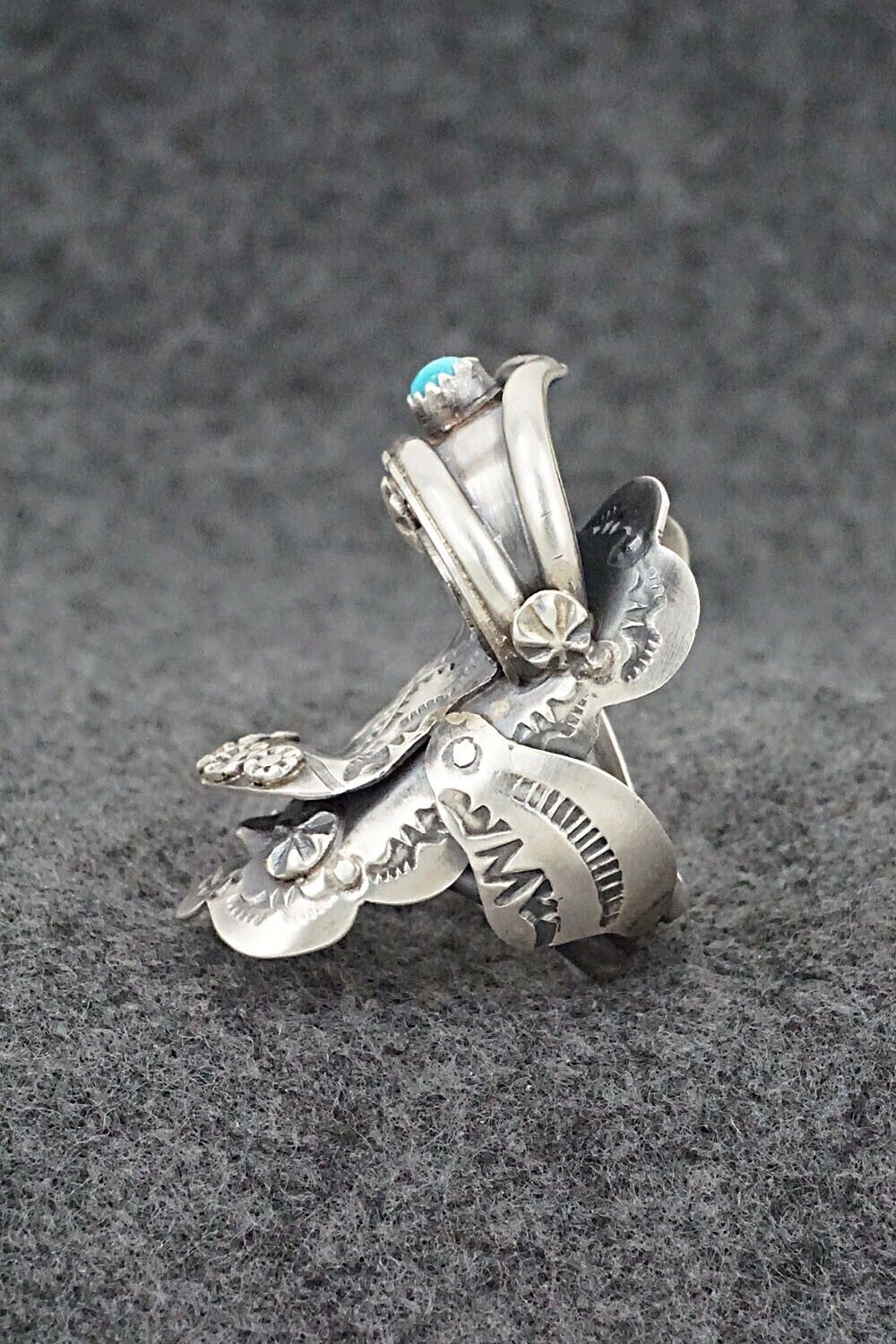 Turquoise & Sterling Silver Ring - Tim Yazzie - Size 9