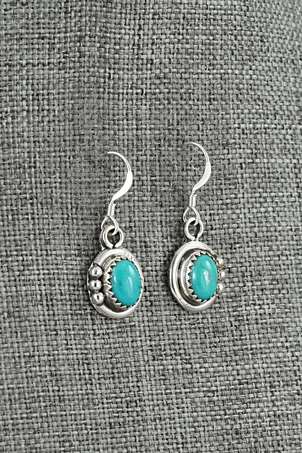 Turquoise & Sterling Silver Earrings - Rita Largo