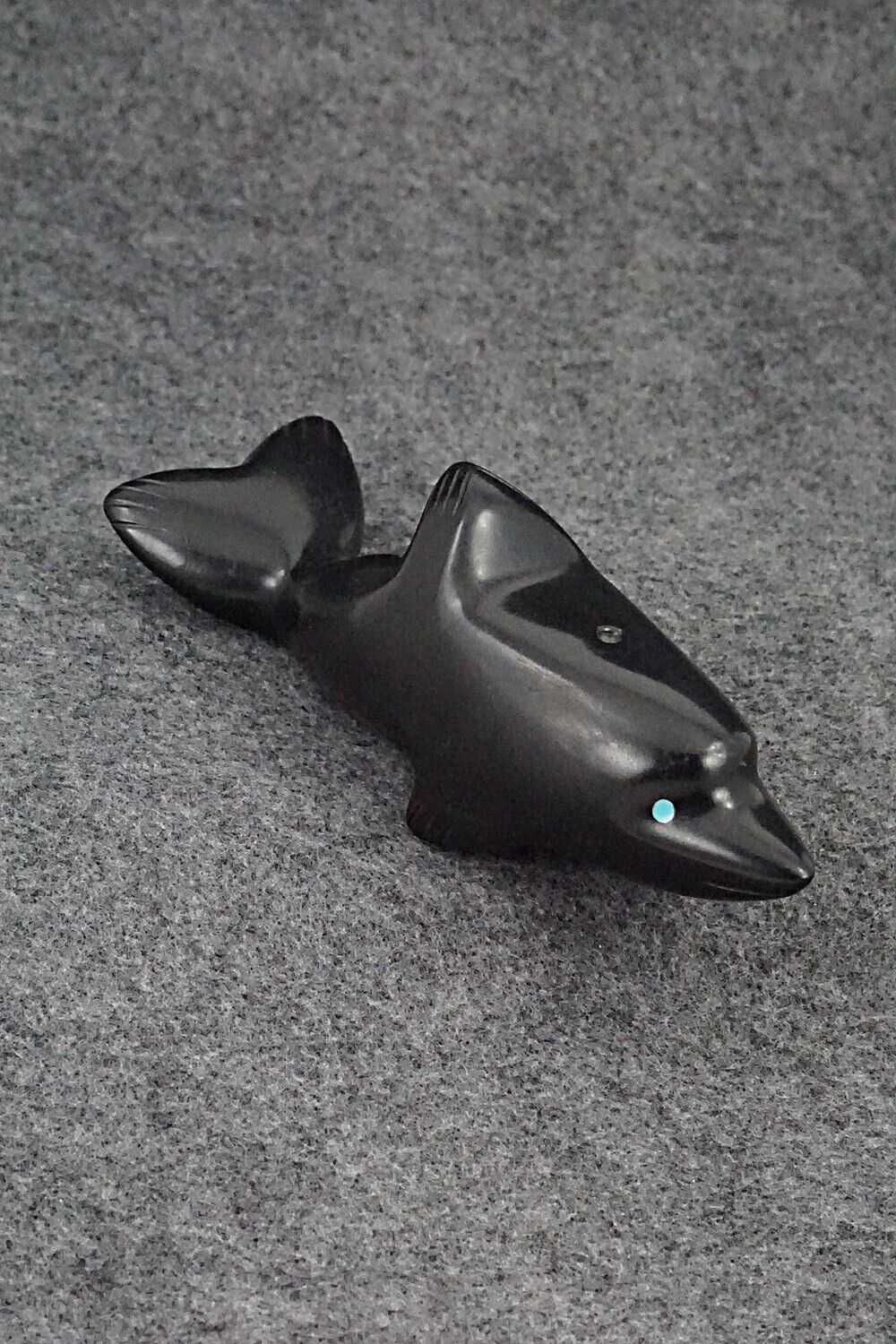 Dolphin Zuni Fetish Carving - Herbert Halate