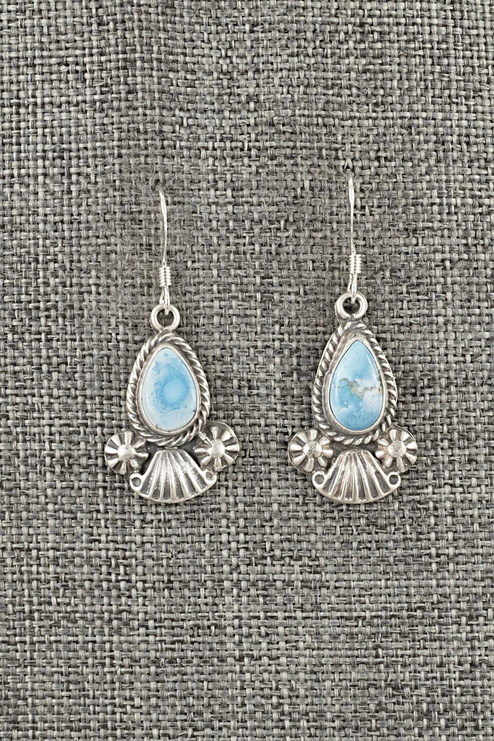 Turquoise & Sterling Silver Earrings - Verley Betone