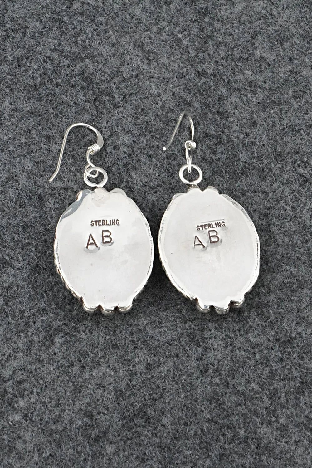 Turquoise & Sterling Silver Earrings - Antwone Brown