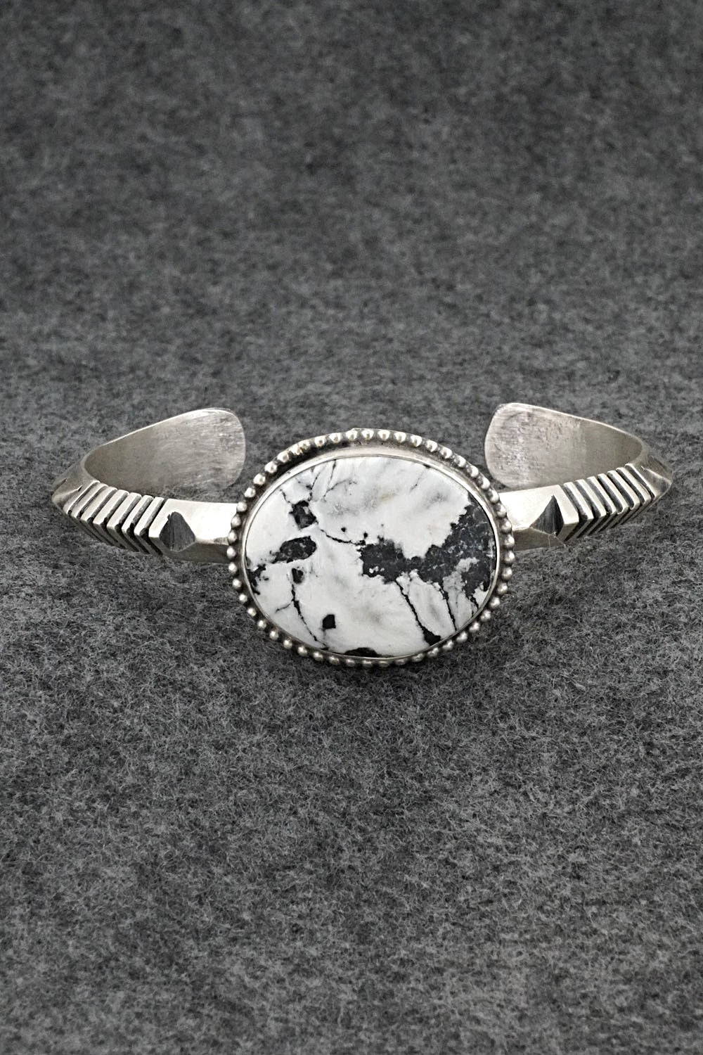 White Buffalo & Sterling Silver Bracelet - Paul Livingston