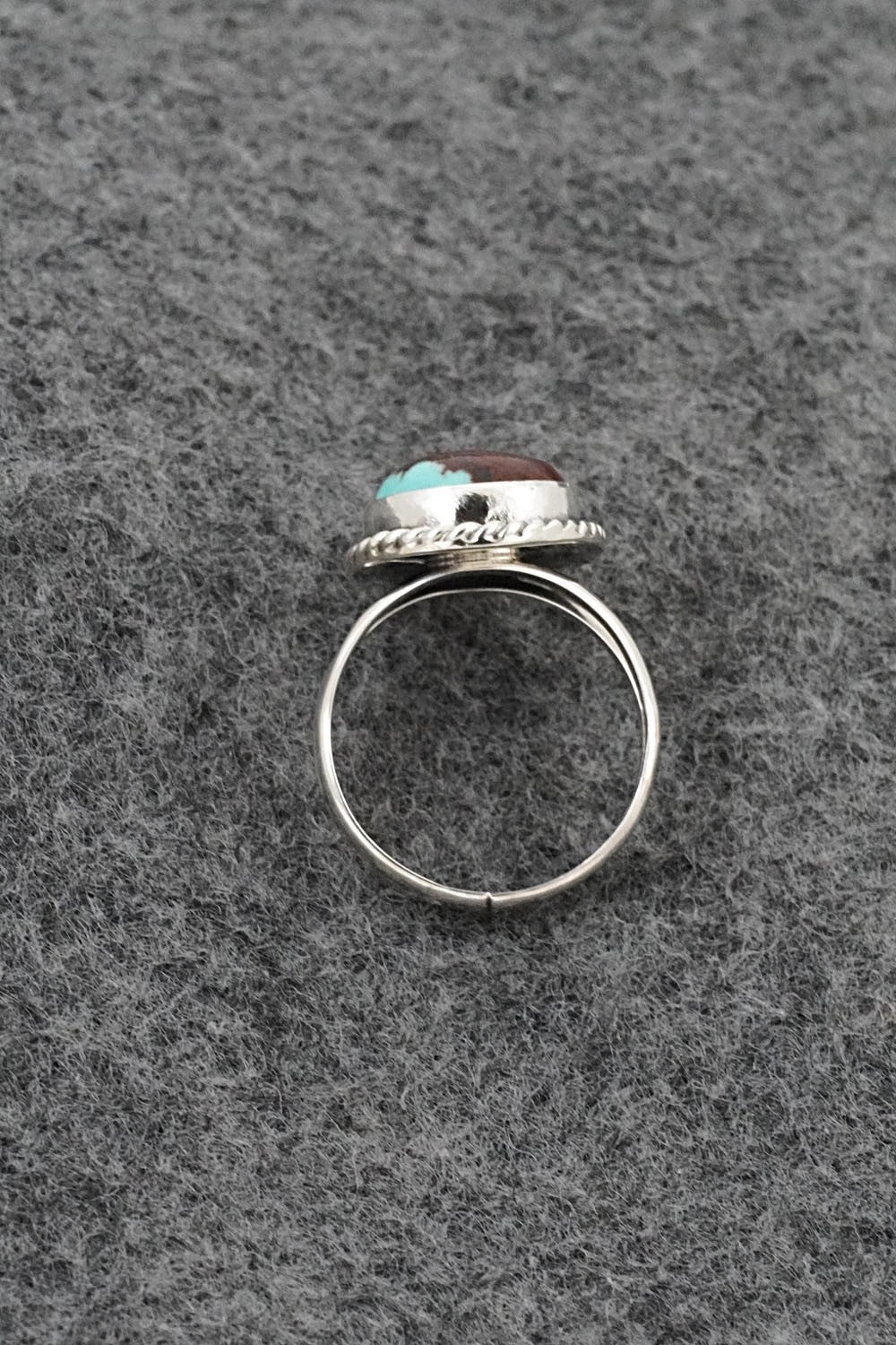 Turquoise & Sterling Silver Ring - Eugene Gruber - Size 5