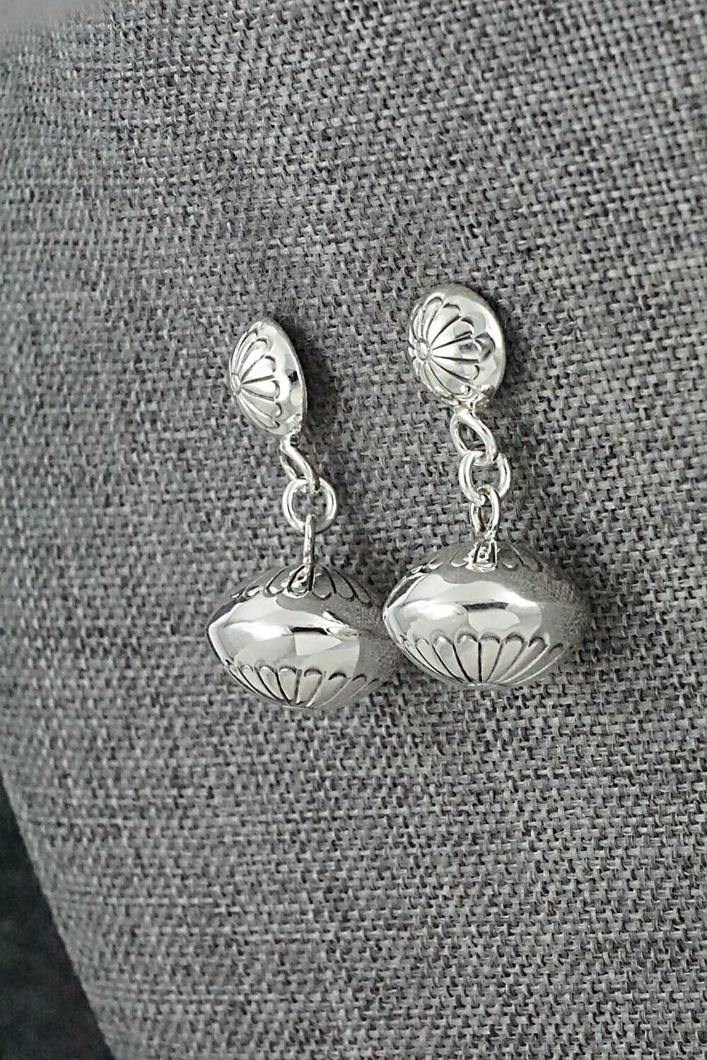 Sterling Silver Earrings - Marie Yazzie