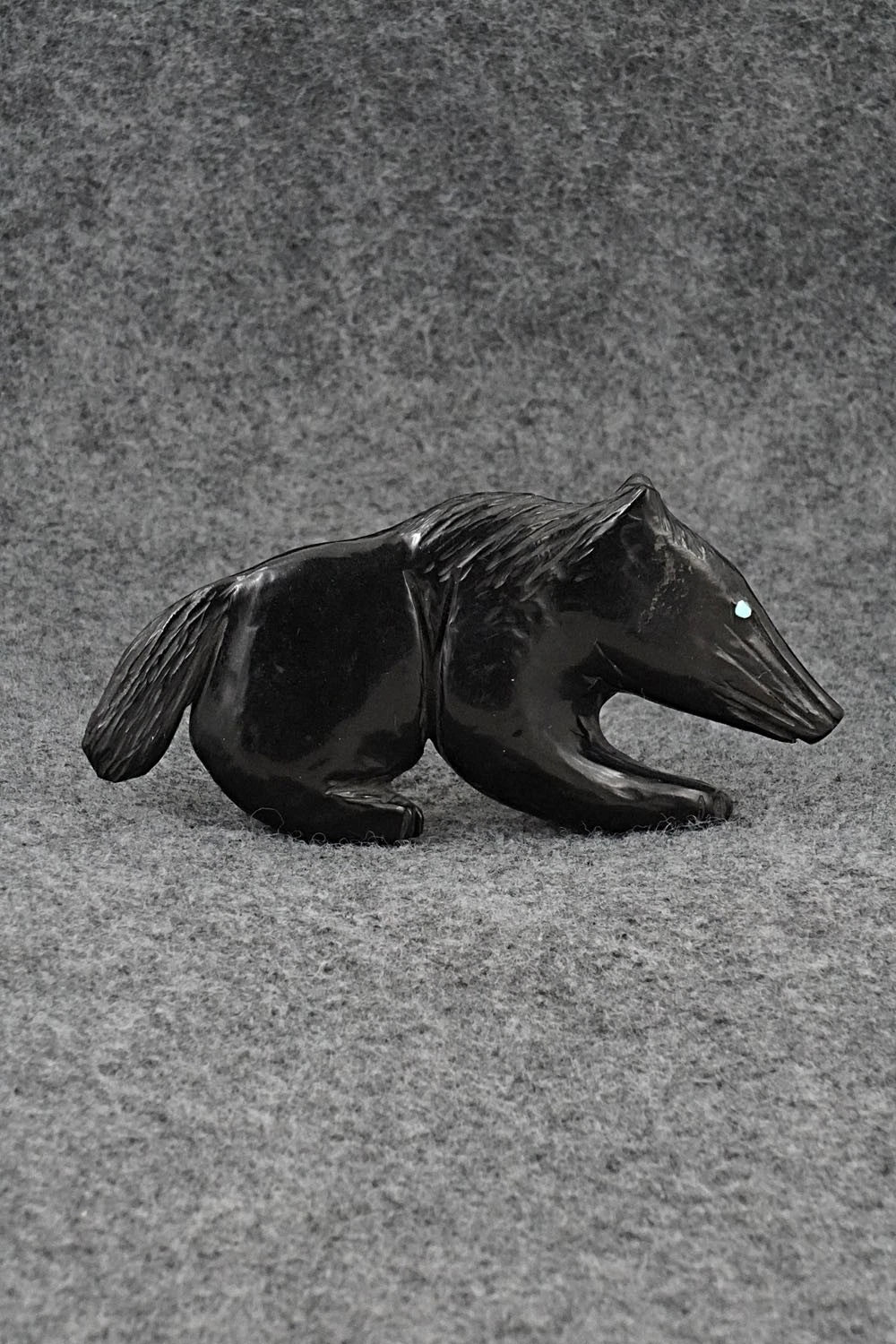 Badger Zuni Fetish Carving - Jonas Hustito