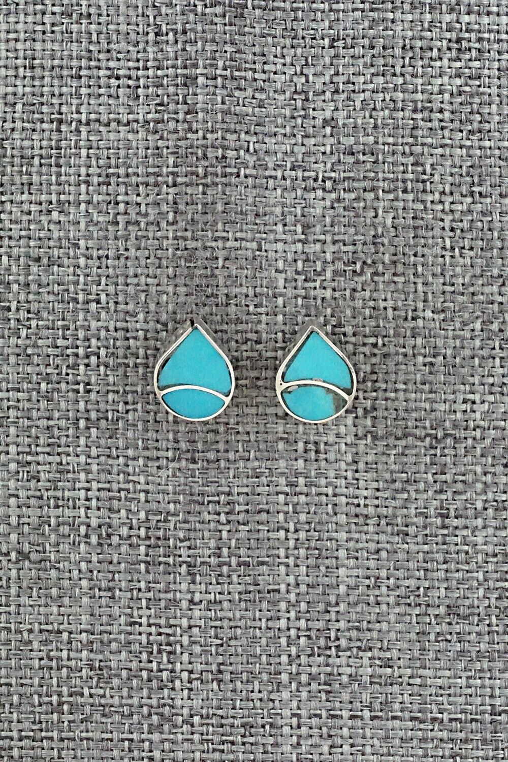 Turquoise & Sterling Silver Earrings - Lynelle Johnson