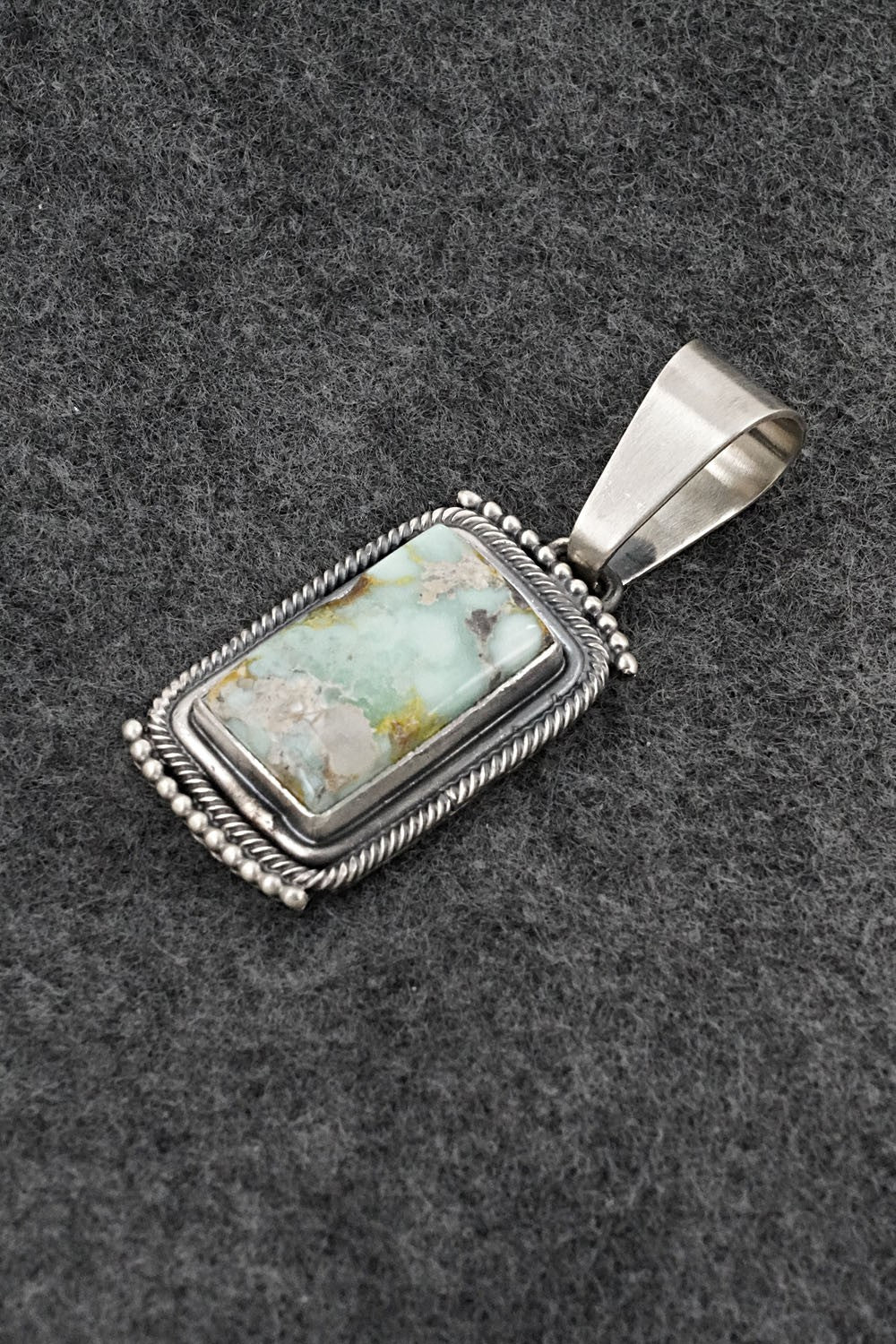 Variscite & Sterling Silver Pendant - Darrin Livingston