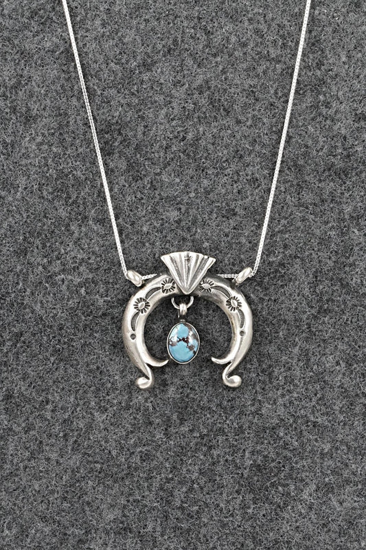 Turquoise & Sterling Silver Necklace - Gary Shorty