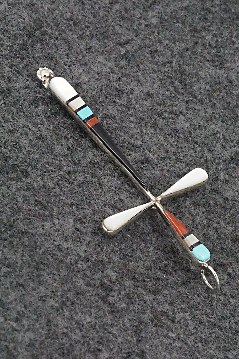 Multi-Stone & Sterling Silver Pendant - Sylvester Noche