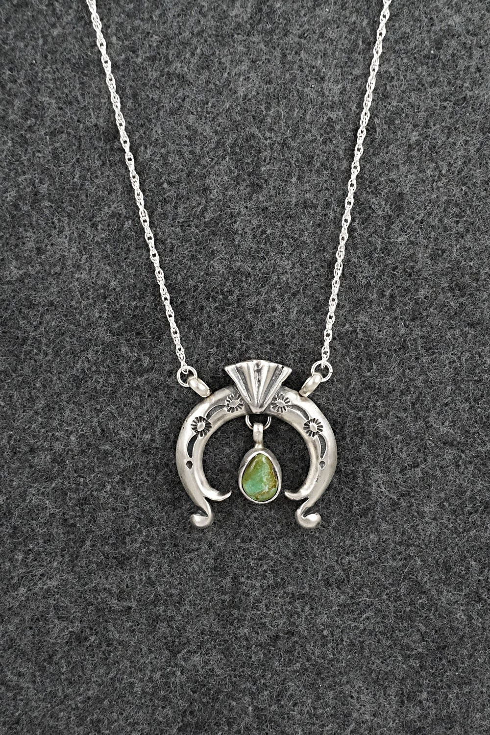 Turquoise & Sterling Silver Necklace - Gary Shorty