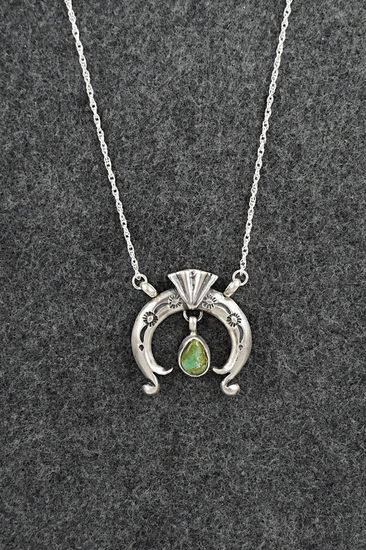Turquoise & Sterling Silver Necklace - Gary Shorty