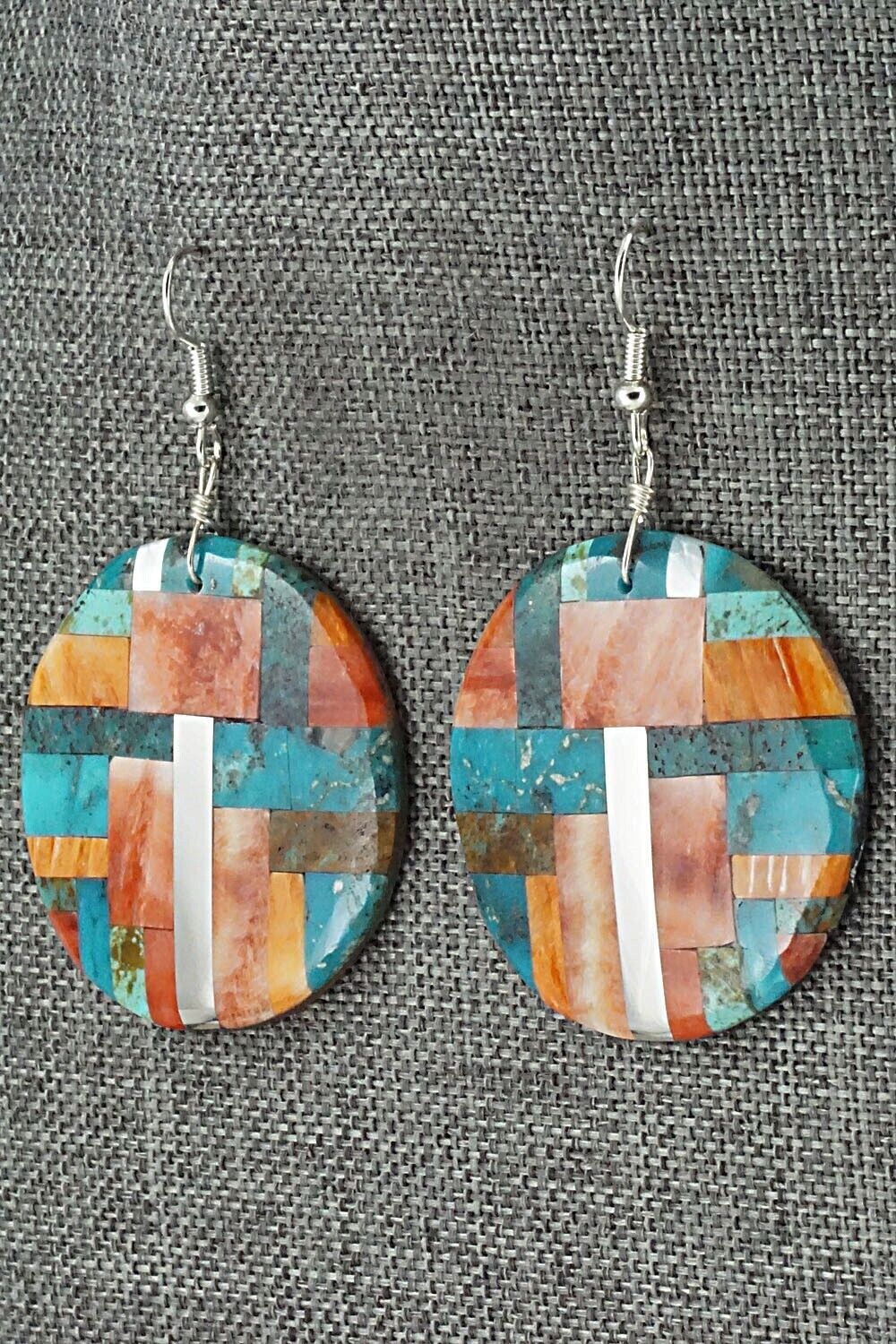 Multi-Stone & Sterling Silver Earrings - Daniel Coriz