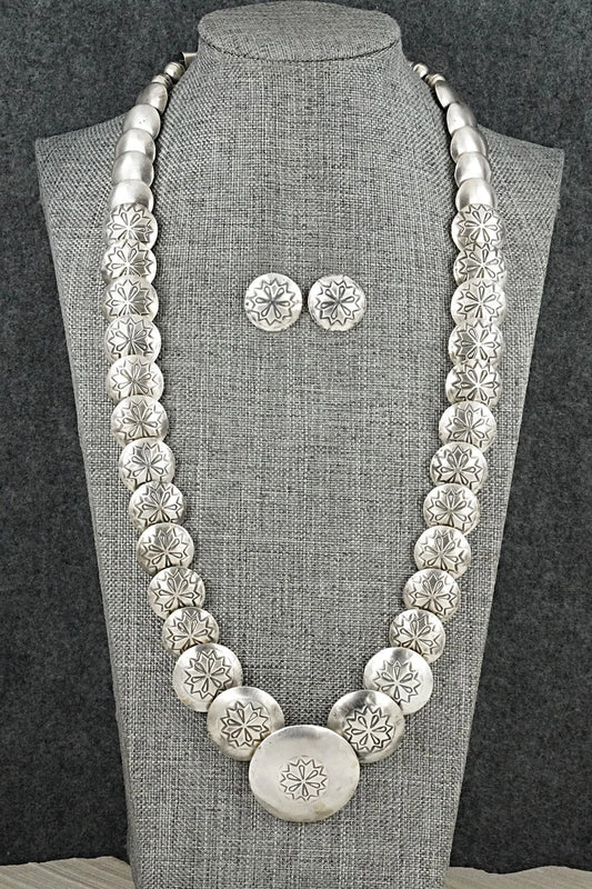 Sterling Silver Necklace and Earrings Set - Tim Thompson