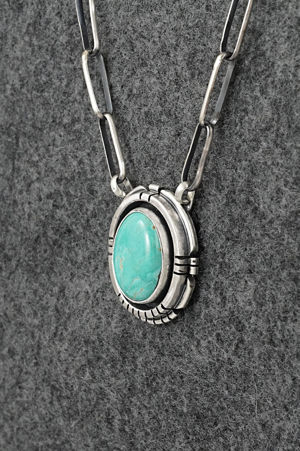 Turquoise & Sterling Silver Necklace - Daniel Benally
