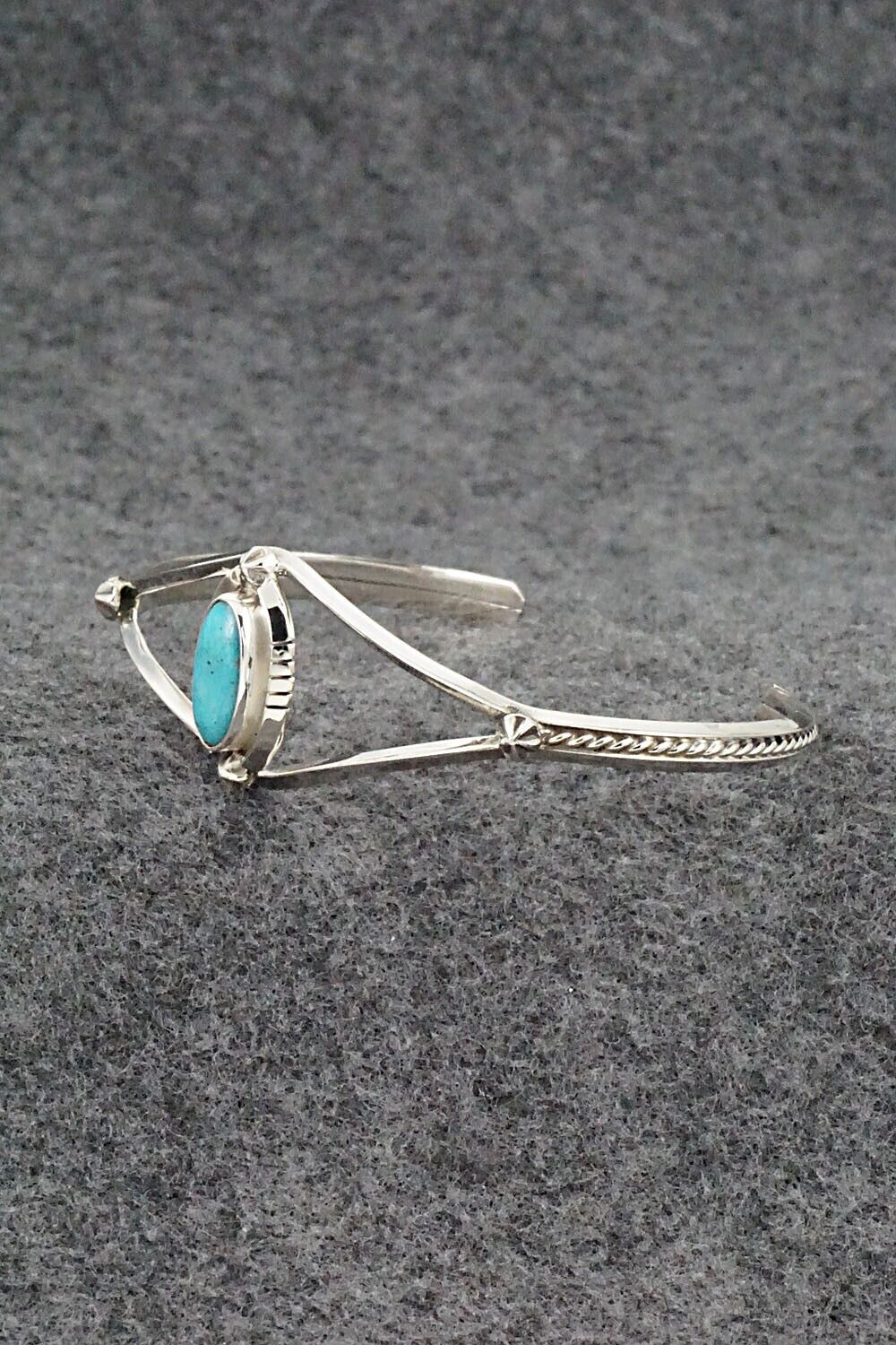 Turquoise & Sterling Silver Bracelet - Amos Begay