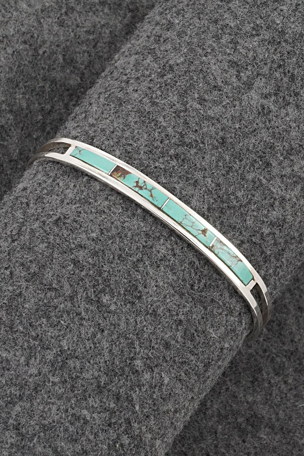 Turquoise & Sterling Silver Bracelet - Jamie Johnson