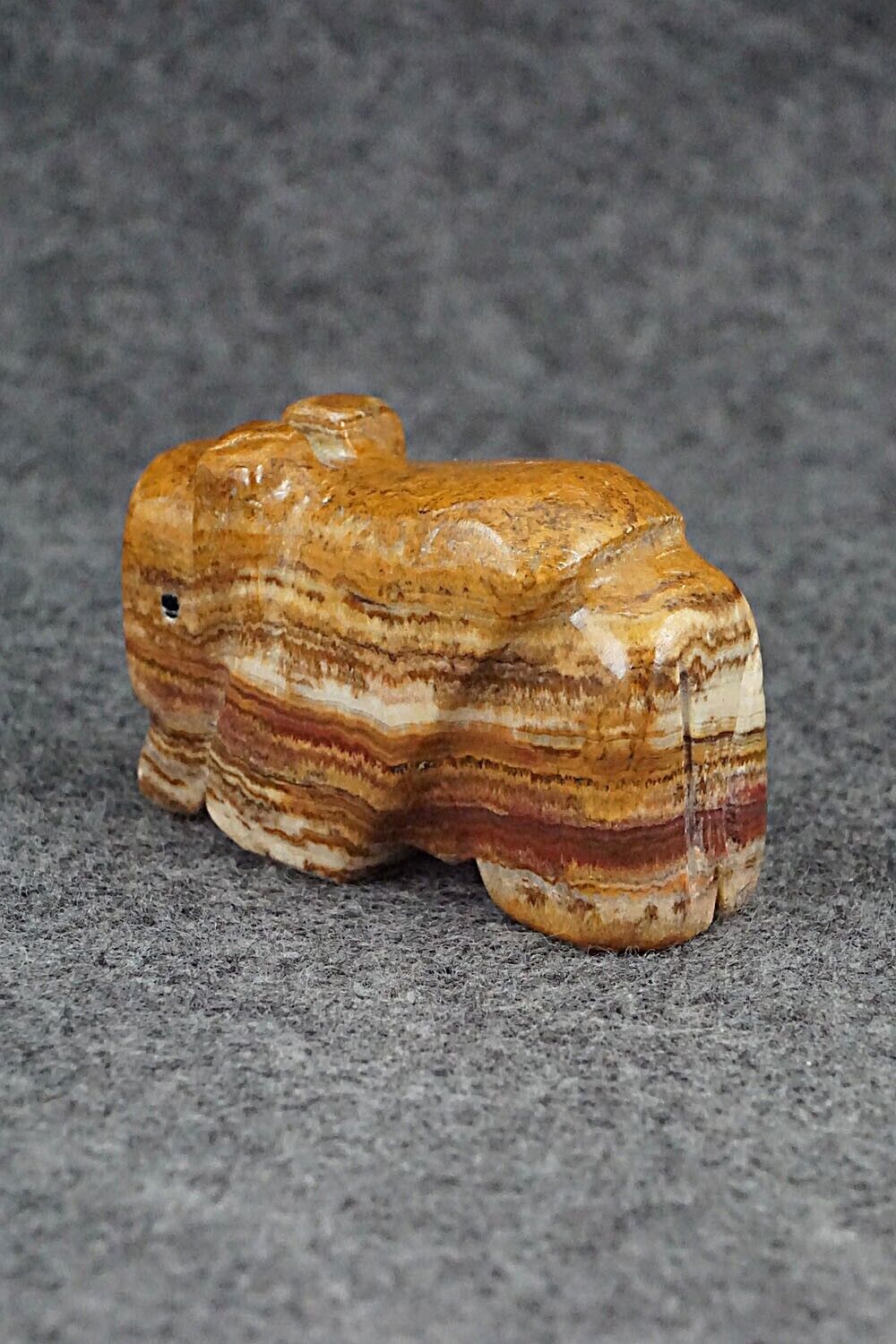 Buffalo Zuni Fetish Carving - Danny Lonjose